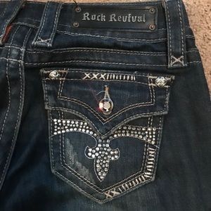 Rock revival Celine bootcut jeans size 26.
